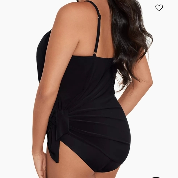 Magicsuit Parker halter swimdress shaping support optional side tie swim dress - Picture 6 of 12